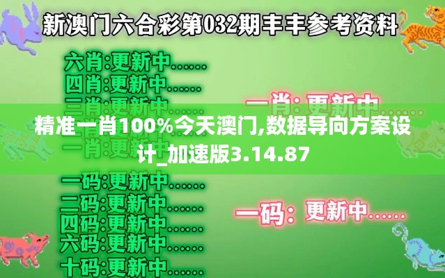 精准一肖100%今天澳门,数据导向方案设计_加速版3.14.87