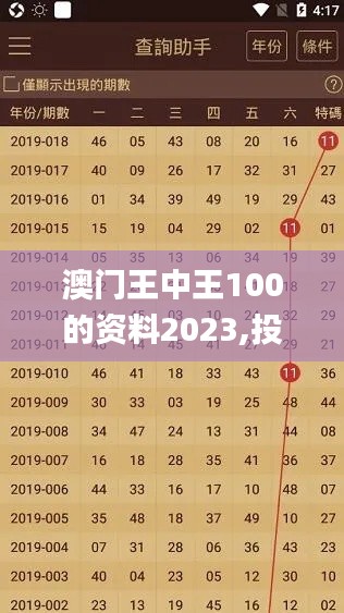 澳门王中王100的资料2023,投资回收期_史诗版2.44.86