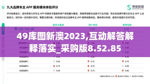 49库图新澳2023,互动解答解释落实_采购版8.52.85