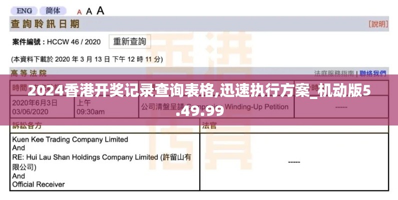 2024香港开奖记录查询表格,迅速执行方案_机动版5.49.99