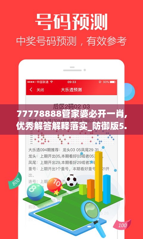 77778888管家婆必开一肖,优秀解答解释落实_防御版5.12.61