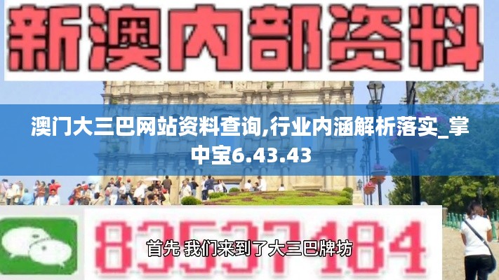 澳门大三巴网站资料查询,行业内涵解析落实_掌中宝6.43.43