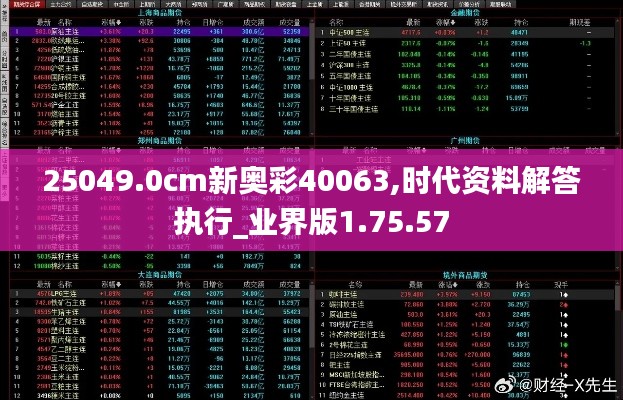 25049.0cm新奥彩40063,时代资料解答执行_业界版1.75.57