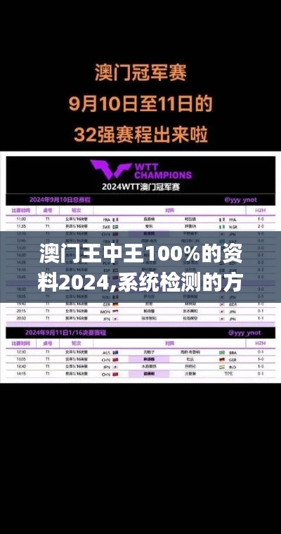 澳门王中王100%的资料2024,系统检测的方案执行_长生境2.53.77