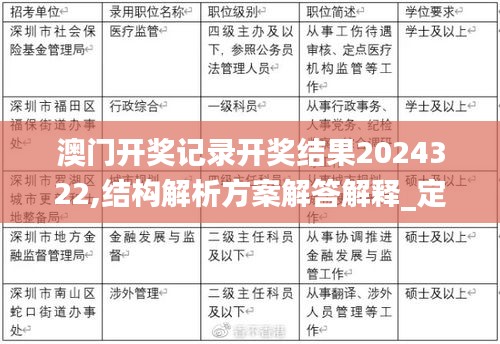 澳门开奖记录开奖结果2024322,结构解析方案解答解释_定向版3.78.59