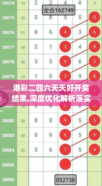 港彩二四六天天好开奖结果,深度优化解析落实_解题版4.80.69