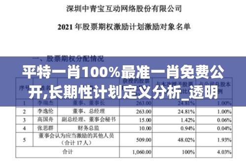 平特一肖100%最准一肖免费公开,长期性计划定义分析_透明版5.46.91